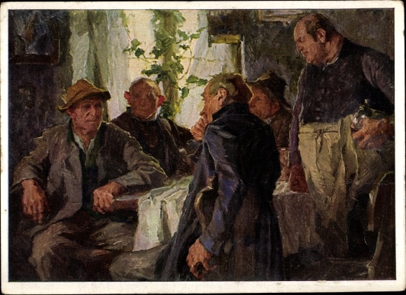 Artist PC Best, Hans, different opinions, HDK 155, men in the inn
