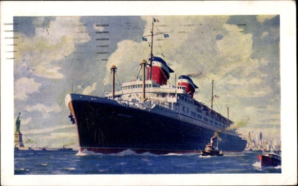 Ak Stoomschip SS America, USL