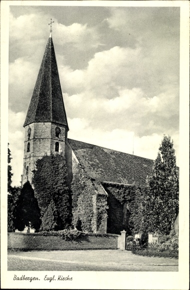 Ansichtkaart Badbergen in Artland, Ev. Kerk