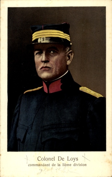 CPA Colonel de Loys, Commandant of the lleme division