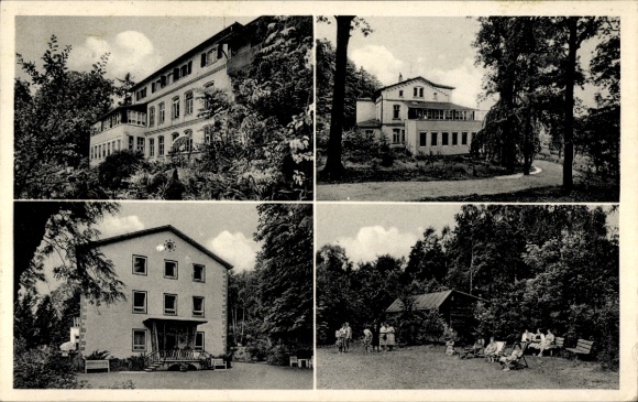 Ak Laggenbeck Ibbenbüren in Westfalen, Müttererholungsheim, Gartenanlage