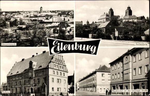 9 old PCs Eilenburg an der Mulde, various views