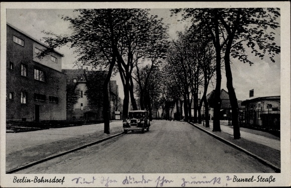 PC Berlin Treptow Bohnsdorf, Bunzelstrasse, street section