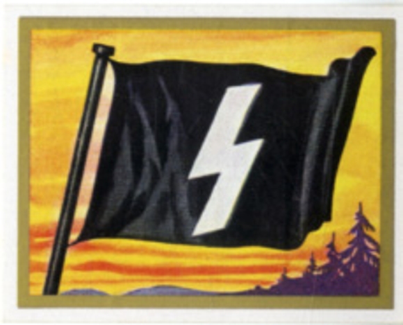 Collection picture III. Reich flags and standards No. 61, Book 1, small flag of the German youth