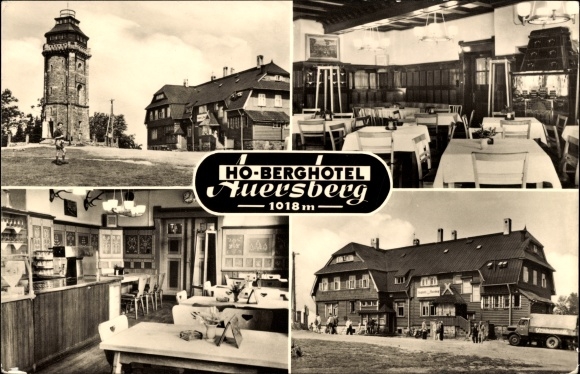 PC Wildenthal Eibenstock in the Erzgebirge, HO Berghotel Auersberg, dining room, waiting room