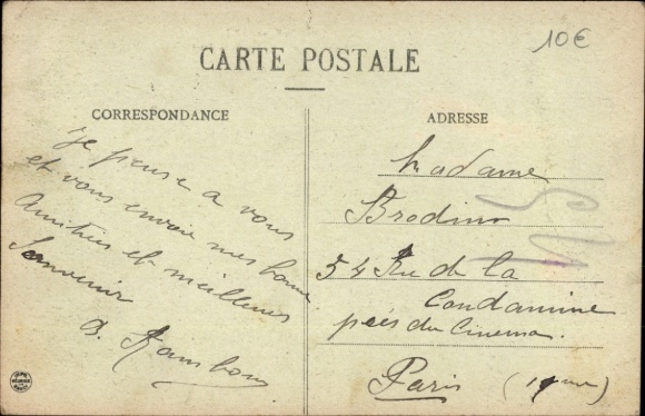 CPA Saint Rémy on Avre Eure et Loir, Ensemble de la Route Paris Brest