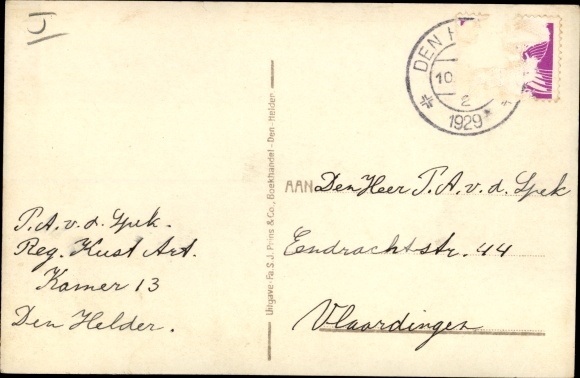 Postcard Texel North Holland, Vliegkamp de Mok, seaplanes, Marine Luchtvaartdienst