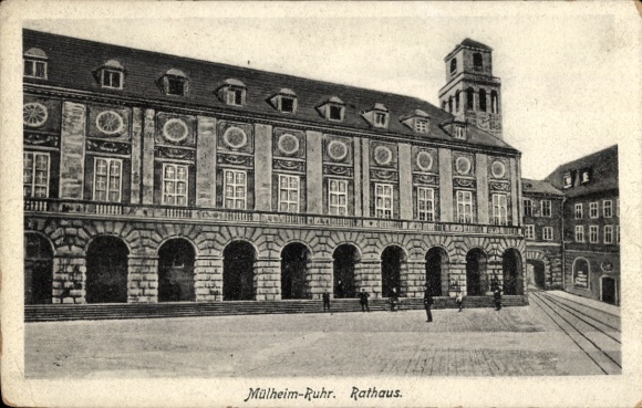 Postcard Mülheim an der Ruhr, Town Hall
