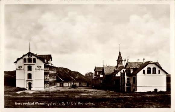 Postcard Wenningstedt on Sylt, Hotel Kronprinz