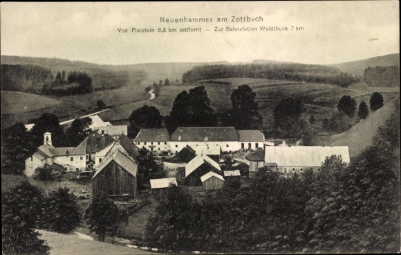 Ak Neuenhammer Georgenberg Oberpfälzer Wald, Teilansichten vom Ort