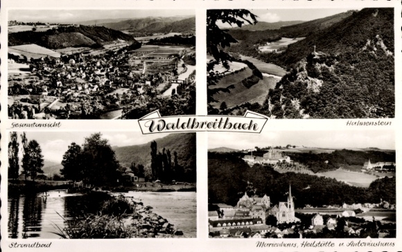 KP Waldbreitbach an der Wied, widok ogólny, kąpielisko, sanatorium, Marienhaus, Antoniushaus