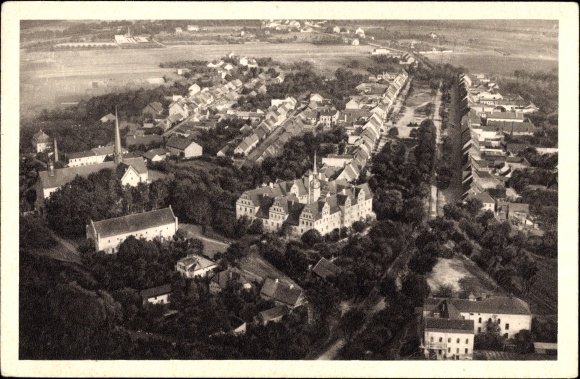 PC Doberlug Kirchhain in Brandenburg, aerial photo, monastery