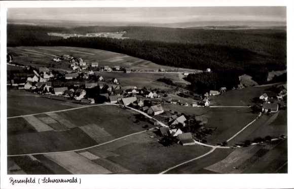 Ak Besenfeld Seewald im Schwarzwald, Fliegeraufnahme