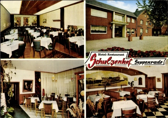 Postcard Seppenrade Lüdinghausen Münsterland, Hotel Schulzenhof