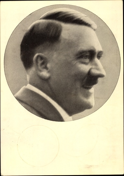 Postcard Adolf Hitler, portrait, men of the time 17