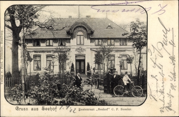 PC Hamburg Wandsbek Bramfeld, view of the Seehof restaurant