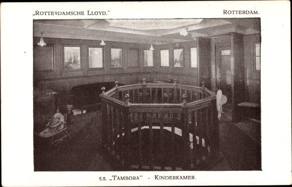 KP Koninklijke Rotterdamsche Lloyd, KRL, SS Tambora, aparat dziecięcy