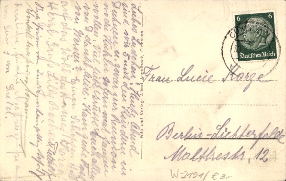 Postcard Hamburg Insel Neuwerk, Wagenfahrt