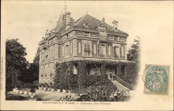 Ak Montsoult Val-d’Oise, Chateau des Tilleuls