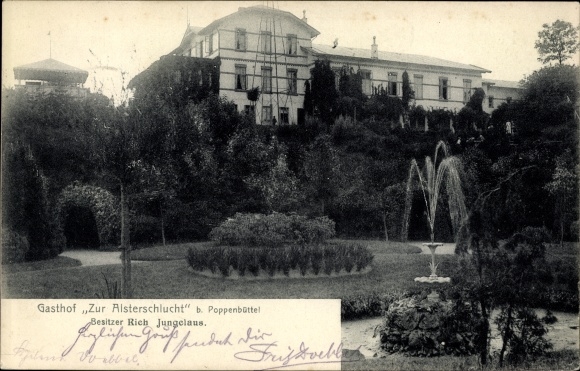 PC Hamburg Wandsbek Poppenbüttel, Gasthof Zur Alsterschlucht, garden