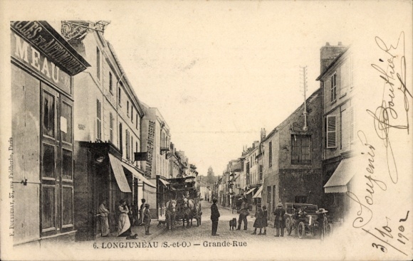 Postcard Longjumeau Essonne, Hauptstraße
