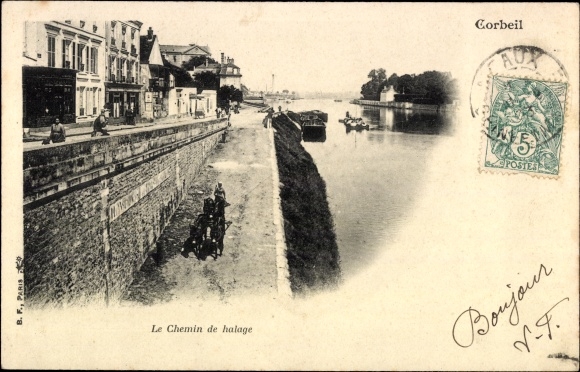 KP Corbeil Essonne, Le Chemin de halage, towpath