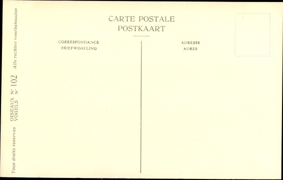 Artist Postcard Dupond, Hub., Falco subbuteo, tree falcon