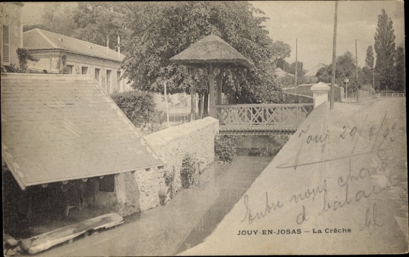 Postcard Jouy and Josas Yvelines, La Creche