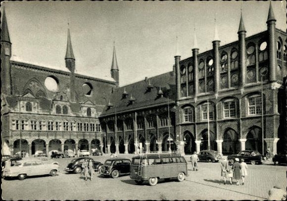 11 old PCs Lübeck, various views