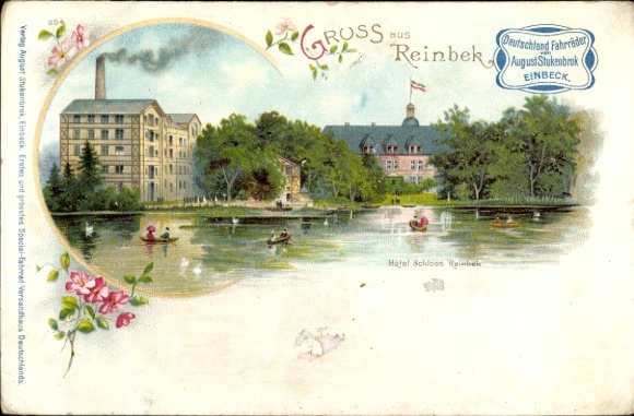 Chromo-Litho Reinbek in Schleswig Holstein, Hotel Schloss Reinbek