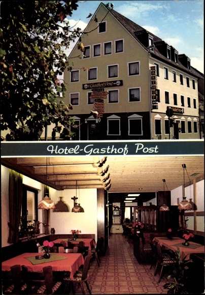 PC Höchstadt an der Aisch, Hotel-Gasthof Post, exterior view, dining room