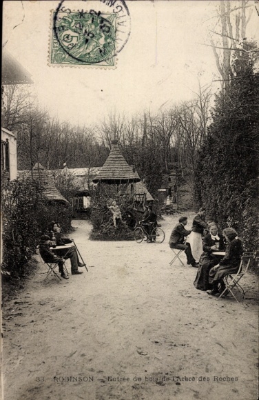 Postcard Robinson Hauts de Seine, Arbre des Roches