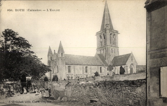 Ak Roth Calvados, Kirche