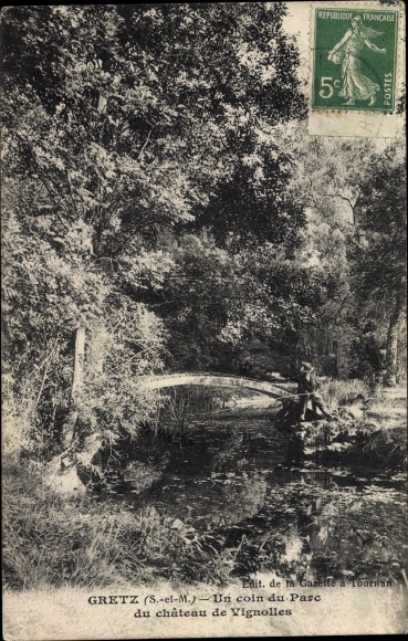 KP Gretz Armainvilliers Seine et Marne, Un coin du Parc du chateau de Vignolles
