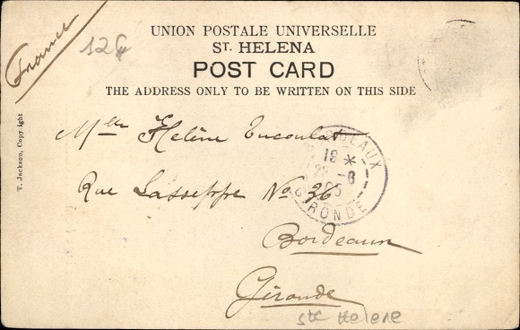 Postcard St Helena, St James Church