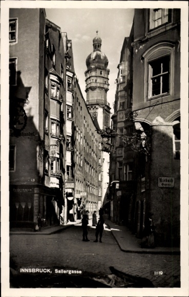 Ak Innsbruck in Tirol, Sallergasse