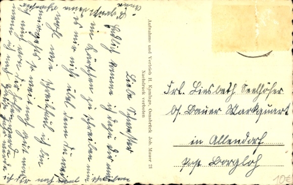 Postcard Glandorf in Lower Saxony ?, Schenkwirtschaft