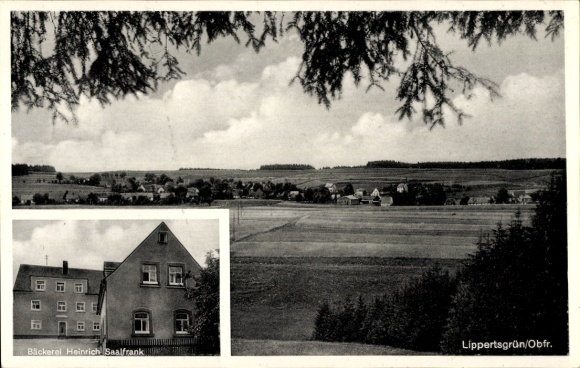 KP Lippertsgrün Naila w Górnej Frankonii, Panorama, piekarnia Heinrich Saalfrank