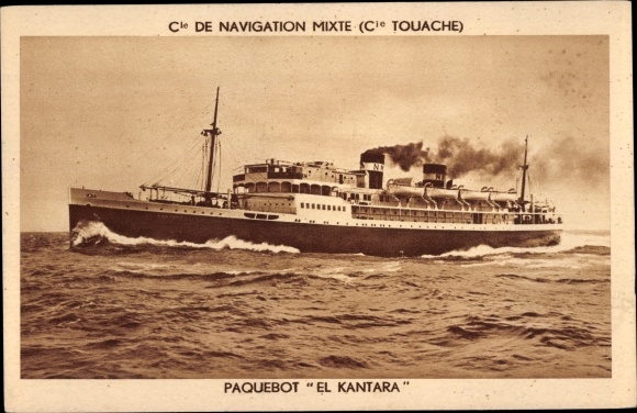 Ak Dampfer El Kantara, Compagnie de Navigation Mixte