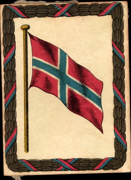 Photo Norwegen, National Flag, Landesflagge