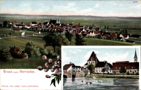 KP Herrieden w środkowej Frankonii, widok ogólny