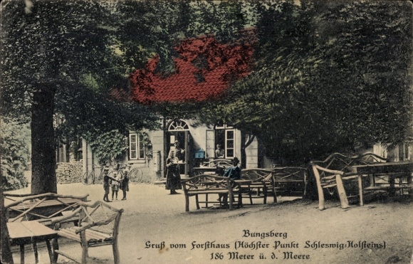 Postcard Schönwalde am Bungsberg in Ostholstein, forester's house