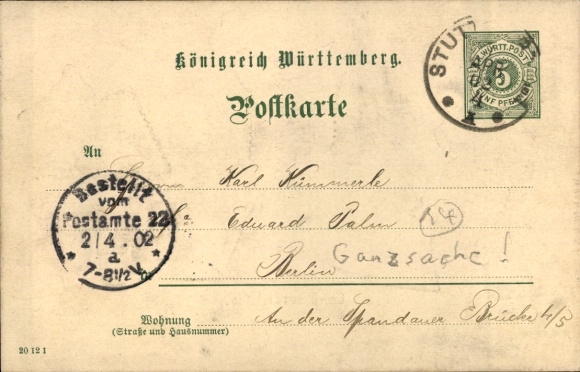 Znaczki pocztowe KP Schmidthammer, Idziemy, Udało się, Muszę zatem, 31. 03. 1902