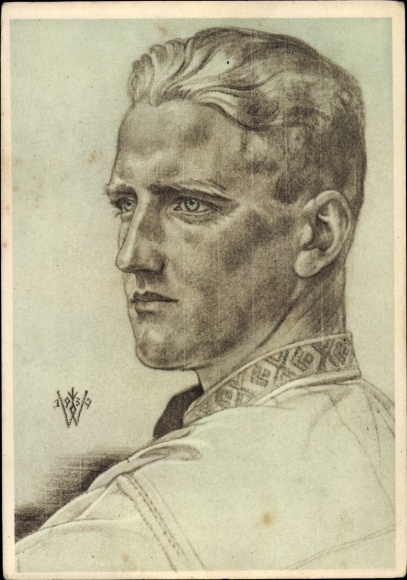 Artist PC Willrich, Wolfgang, leader of the German youth in Romania, VDA school collection 1940