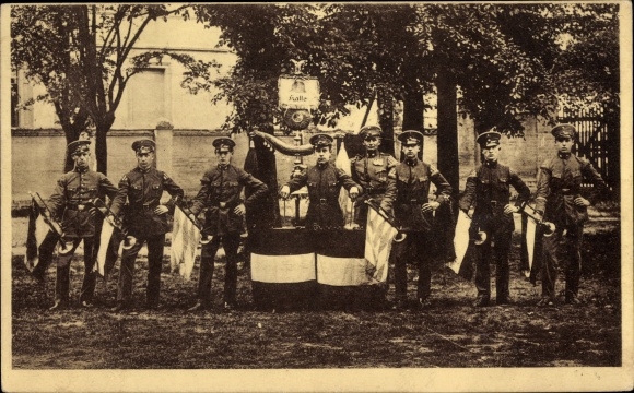 Postcard Diemitz Halle an der Saale, Seifert Orchestra, Berlinerstrasse 237