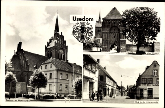 PC Island of Usedom, Town Hall, Marienkapelle, Coat of Arms