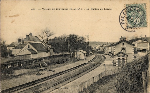 Ak Mende Lozère, , Bahnhof von  Chevreuse-Tal, Frankreich
