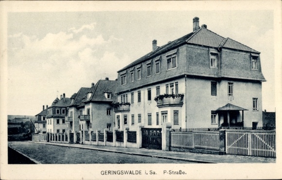 Ak Geringswalde Sachsen, P-Straße