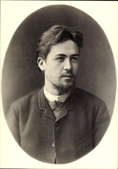 Postcard writer Anton Pavlovich Chekhov, portrait