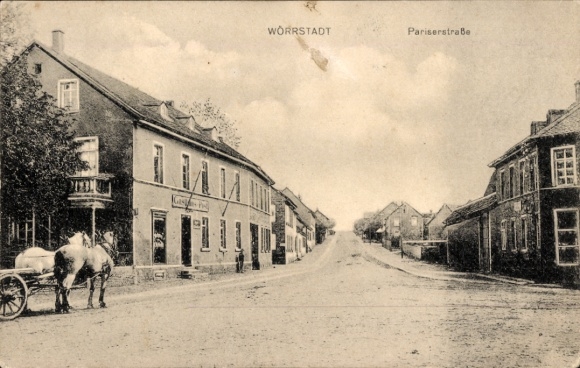 Postcard Wörrstadt in Rheinhessen, Pariserstraße, Gasthaus Post